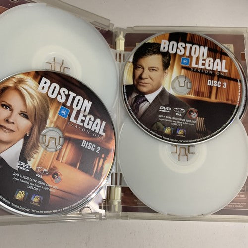 Boston Legal : Season 1 (DVD, 2004, 5-Disc) Region 4