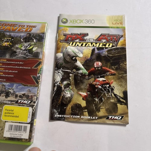 MX vs. ATV Untamed - Xbox 360 PAL - Complete With Manual