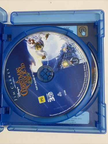A Christmas Carol 3D (Blu-ray 3D + 2D, 2009) Jim Carrey All Regions