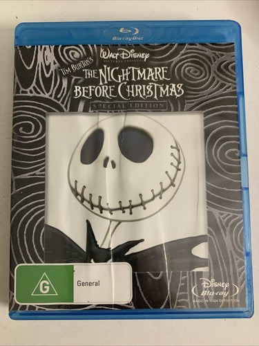 The Nightmare Before Christmas (Blu-ray, 1993) Disney All Regions