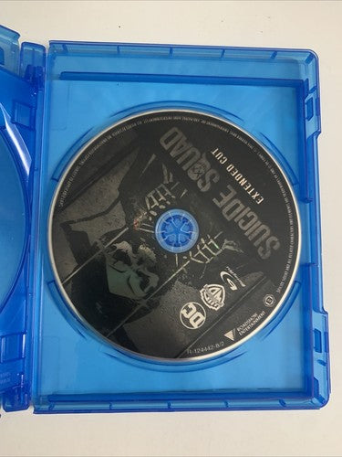 Suicide Squad (Extended Cut, Blu-ray, 2016, 2-Disc) Region B