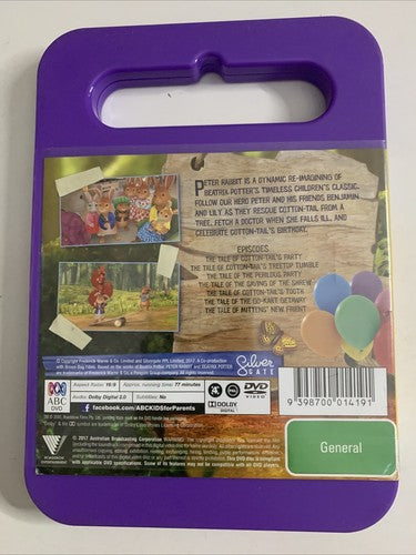 Peter Rabbit: Cotton-Tail's Party (DVD, 2012) Animation Region 4