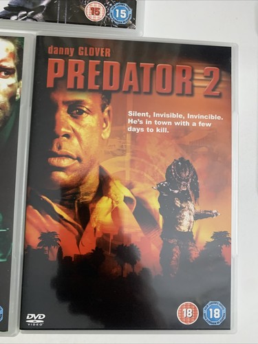 Predator Quadrilogy: Predator 1 &2, Alien Vs Predator, AVP 2 (DVD) Region 2