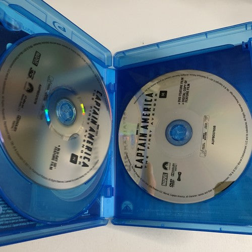 Captain America: The First Avenger (Blu-ray 3D + 2D, 2011, 3-Disc) Region B