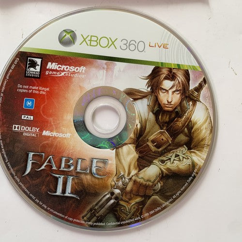 Fable 2 Microsoft XBOX 360 PAL 2008 Game Complete