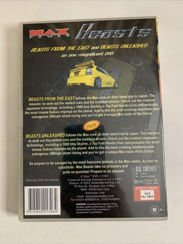 Max Power: Beasts From The East / The Beasts Unleashed (DVD) Region 4 NEW