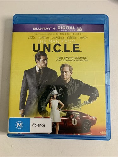 The Man From U.N.C.L.E. (Blu-ray, 2015) Henry Cavill, Armie Hammer Region B