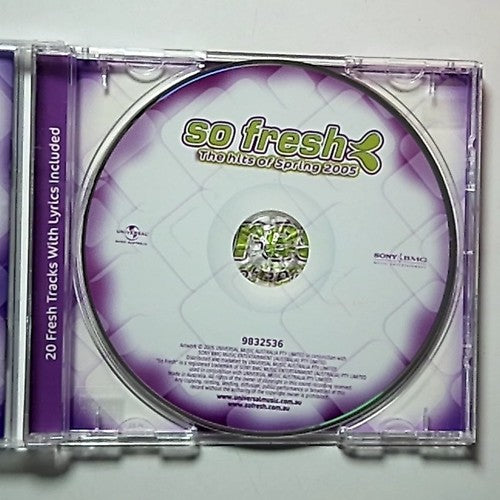Various – So Fresh: The Hits Of Spring 2005 (CD, 2005) Australia 9832536
