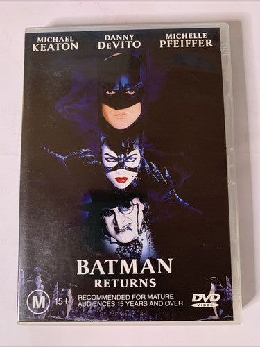 Batman Returns (DVD, 1992) Danny DeVito, Michael Keaton  Region 4