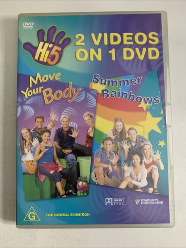 Hi-5: Move Your Body + Summer Rainbows (DVD, 2005) Region 4