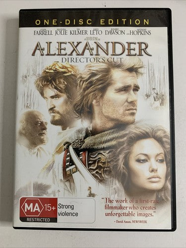 Alexander (Directors Cut, DVD, 2004) Anthony Hopkins, Colin Farrell Region 4 NEW