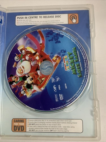 Mickey Mouse Clubhouse: Mickey Saves Santa (DVD, 2007) Disney Animation Region 4