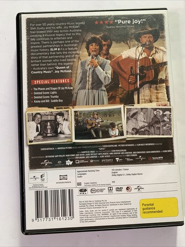 Slim & I (DVD, 2020) Slim Dusty, Joy McKean, Joy McKean Region 4 &2