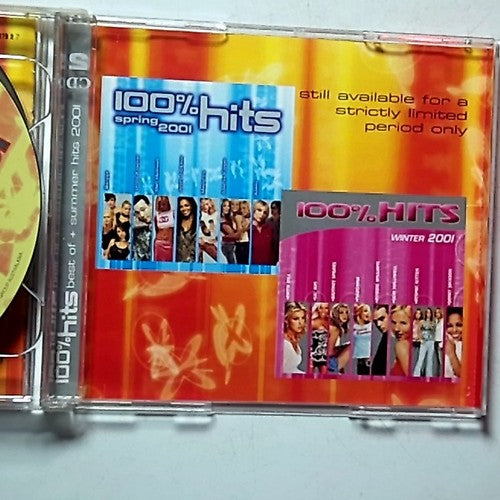 100% Hits: Best Of + Summer Hits 2001 (CD, 2001, 2-Disc) Australia