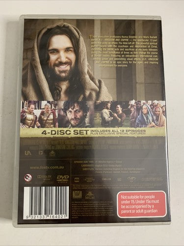 A.D. Kingdom & Empire (DVD, 2015, 4-DIsc) The Complete Mini Series Region 4
