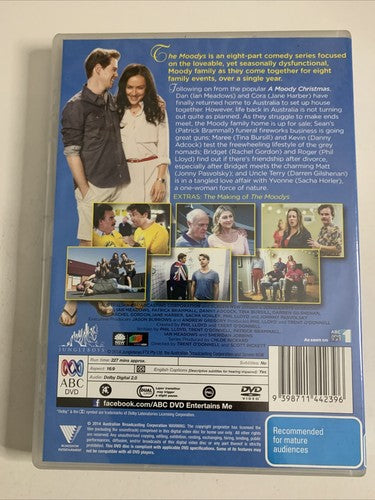 The Moodys (DVD, 2014) Ian Meadows, Danny Adcock Region 4 NEW