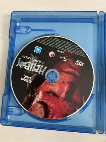 Hellboy II: The Golden Army (Blu-ray, 2008, 2-Disc) Ron Perlman Region B