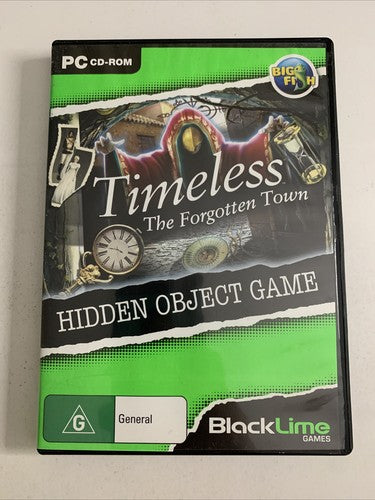Timeless :The Forgotten Town PC Windows CD-ROM Hidden Object Game