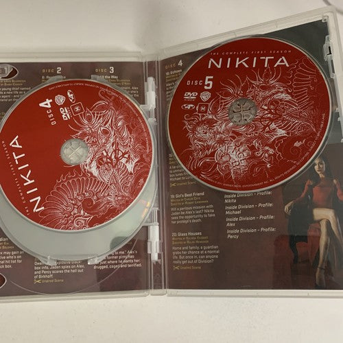 Nikita : Season 1 (DVD, 2010, 5-Disc) Maggie Q Region 4