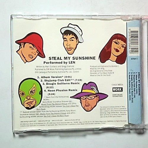 Len – Steal My Sunshine (CD, 1999) Australia 667664 2