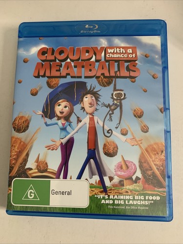 Cloudy with a Chance of Meatballs (Blu-ray, 2009) Animated Film All regions