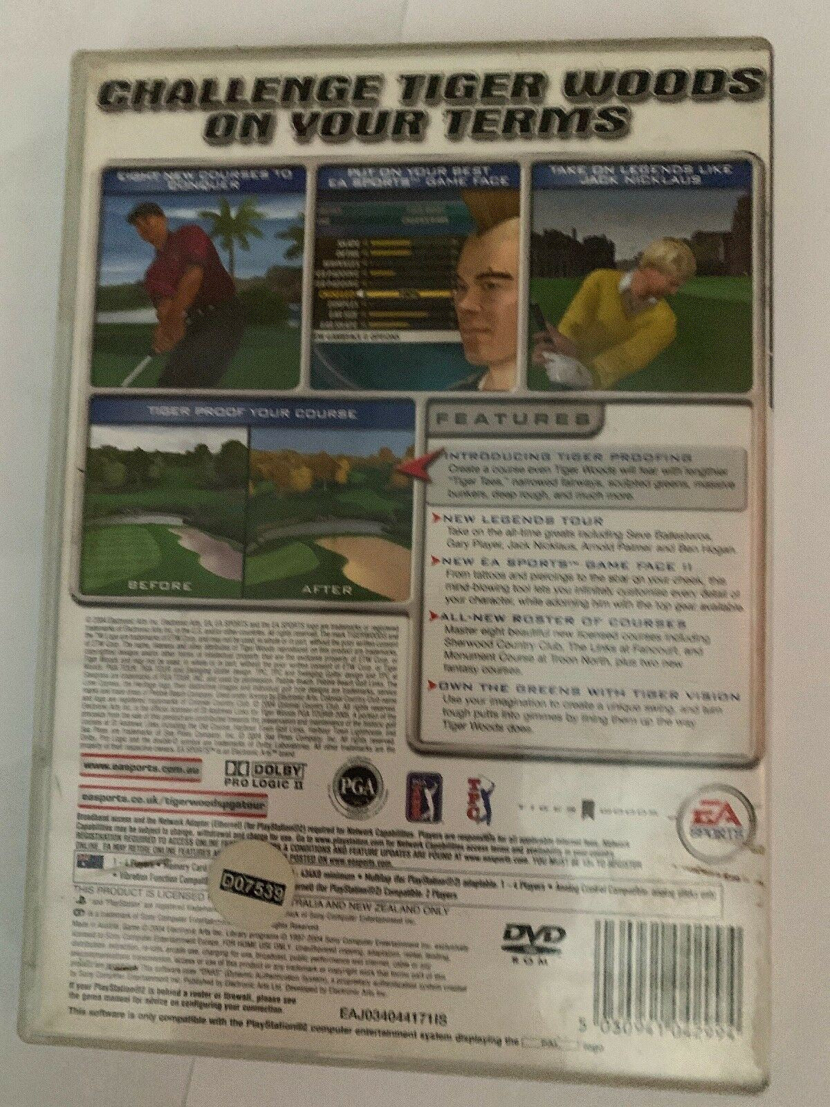 Tiger Woods PGA Tour 2005 - Playstation 2 PS2 PAL Golf Game