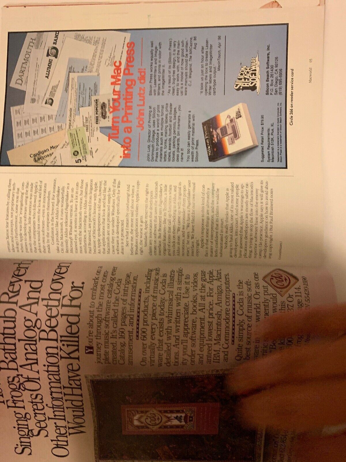 Macworld June 1987 The Macintosh Magazine Illustrator Vintage Apple
