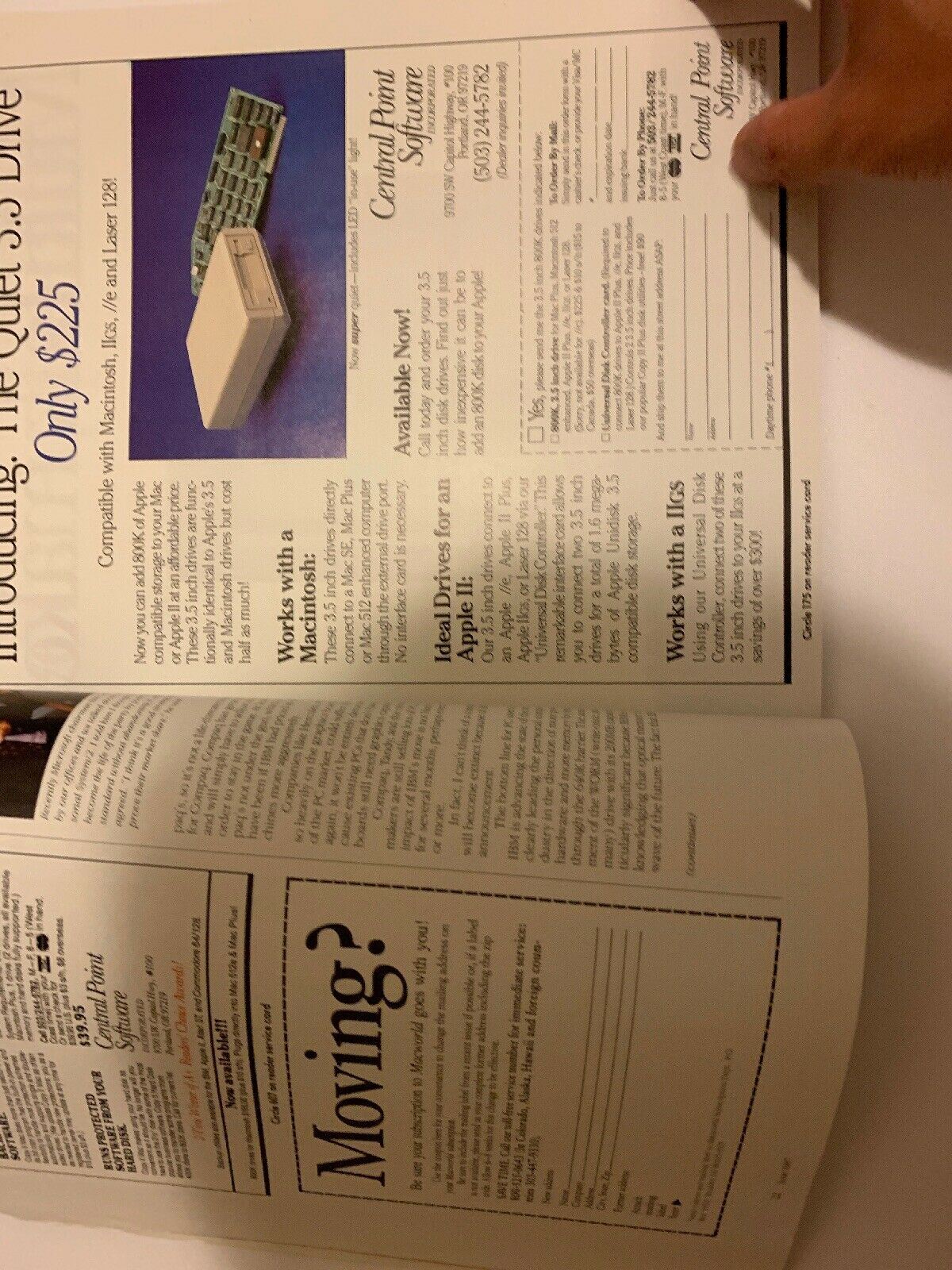 Macworld June 1987 The Macintosh Magazine Illustrator Vintage Apple