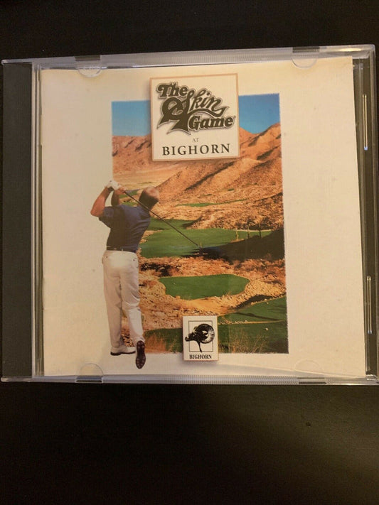 The Skin Game At Bighorn (1995) PC Cdrom Vintage DOS Golf Game With Manual RARE!