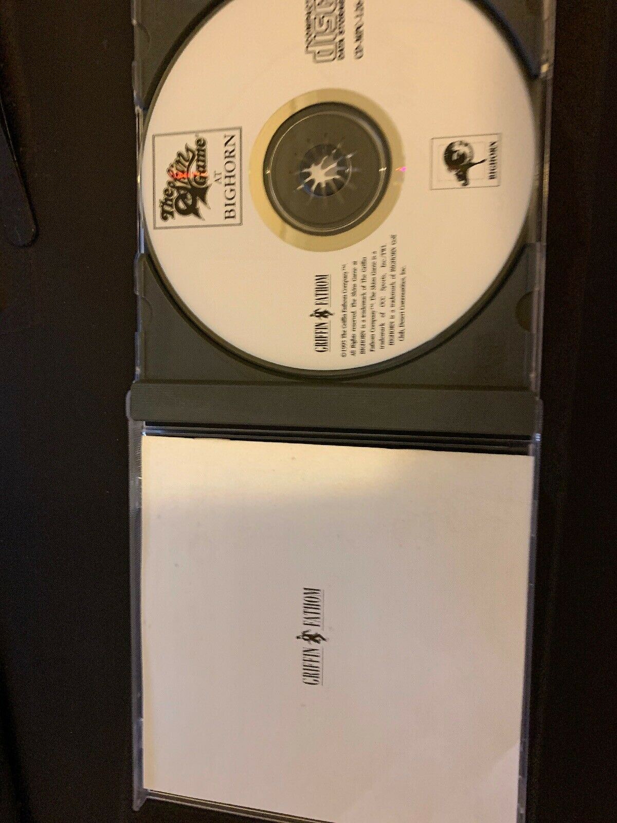 The Skin Game At Bighorn (1995) PC Cdrom Vintage DOS Golf Game With Manual RARE!