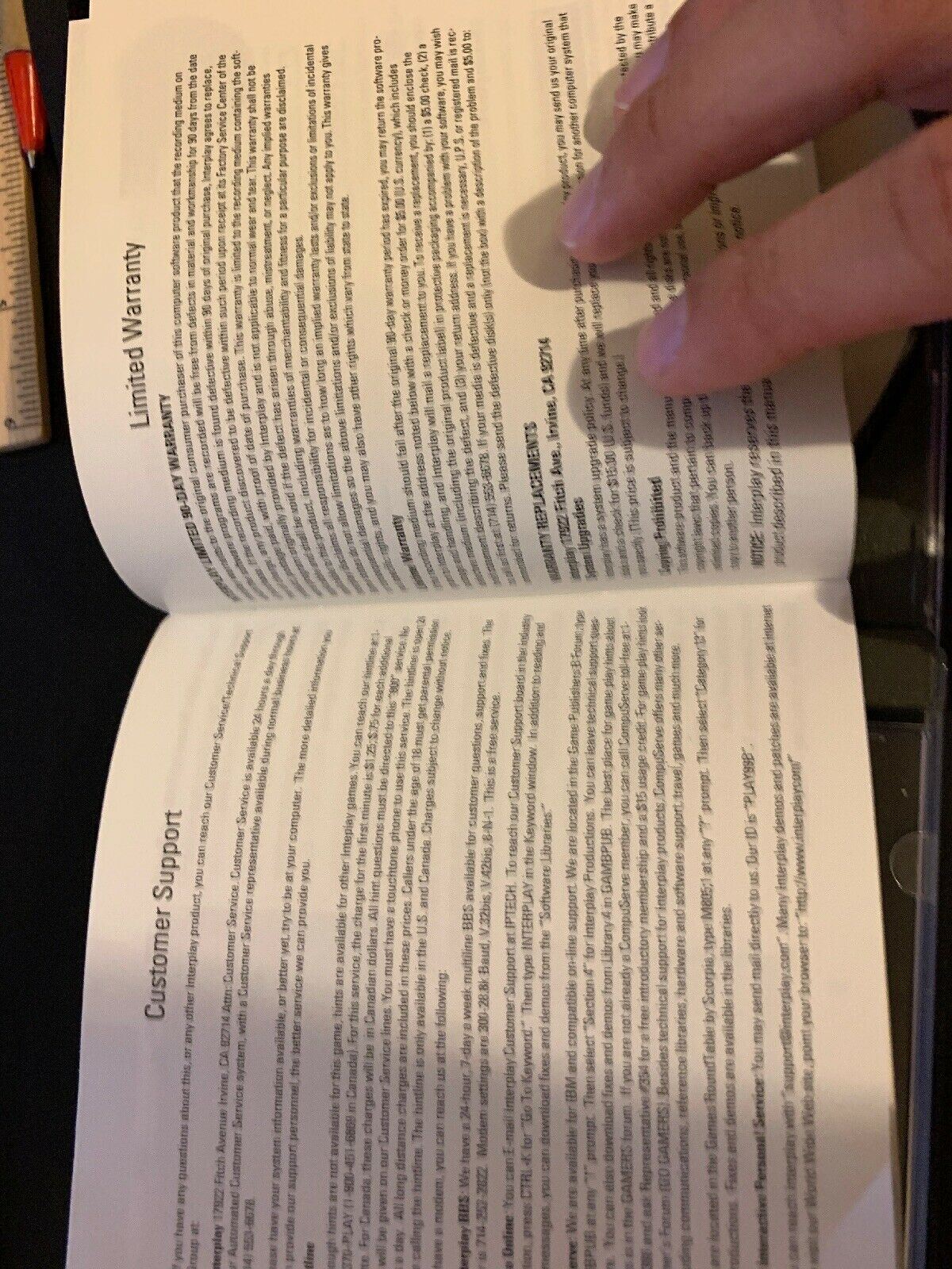 The Skin Game At Bighorn (1995) PC Cdrom Vintage DOS Golf Game With Manual RARE!