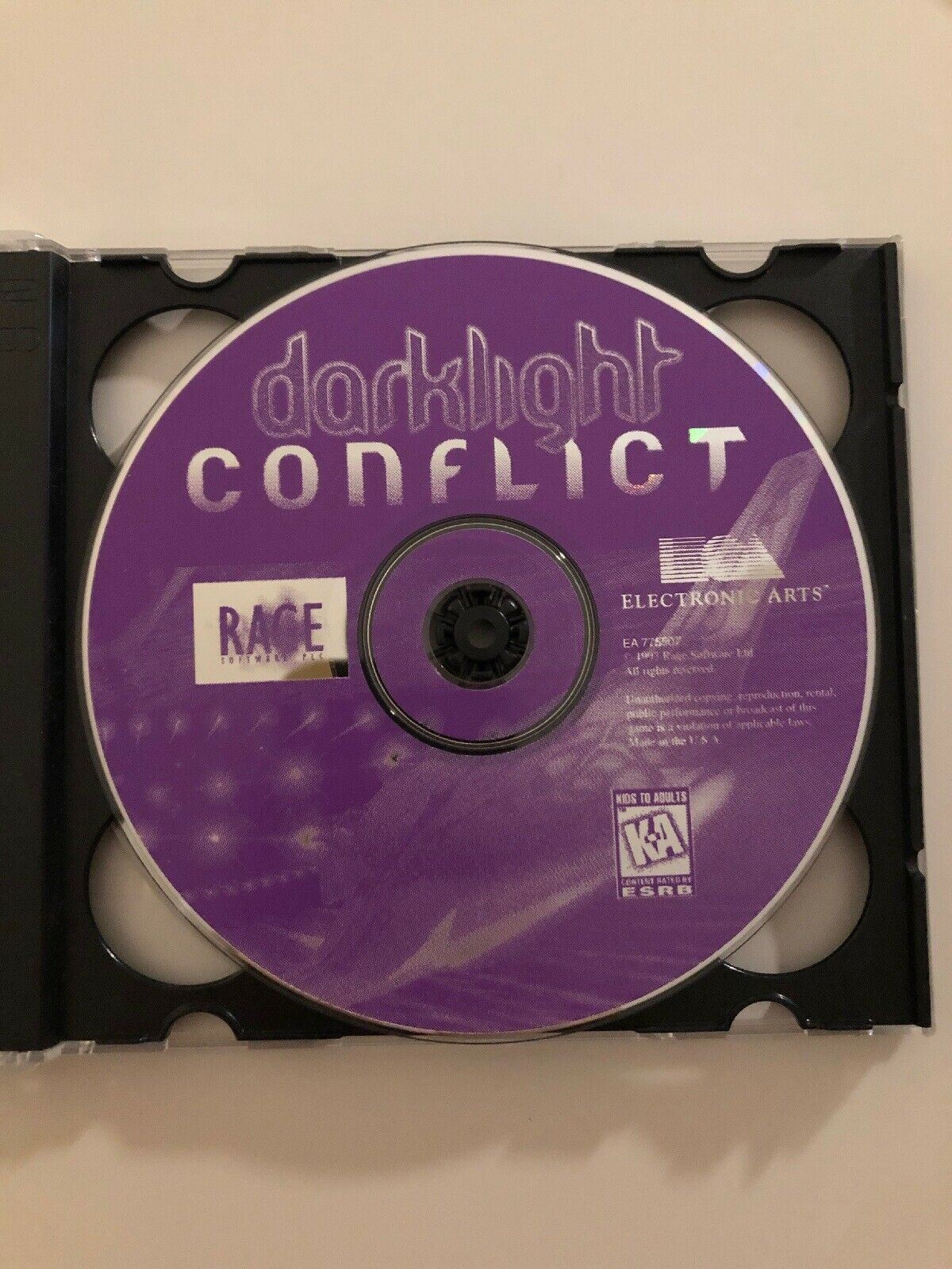 Darklight Conflict PC Electronic Arts CD Game 1997 Space Combat Flight Simulator