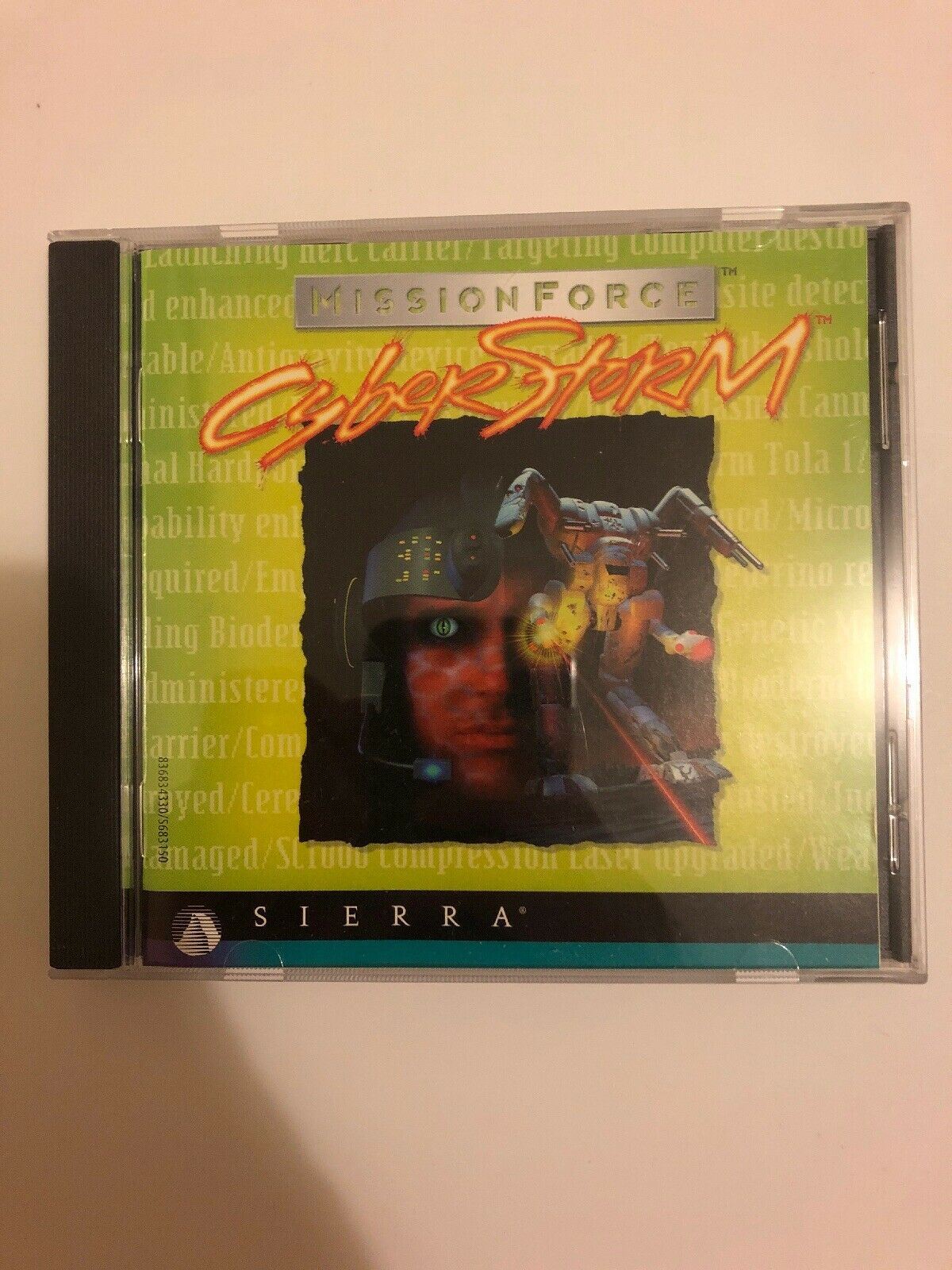 *RARE* MissionForce: CyberStorm 1996 PC CD-ROM Game Win95 Strategy Vintage Game