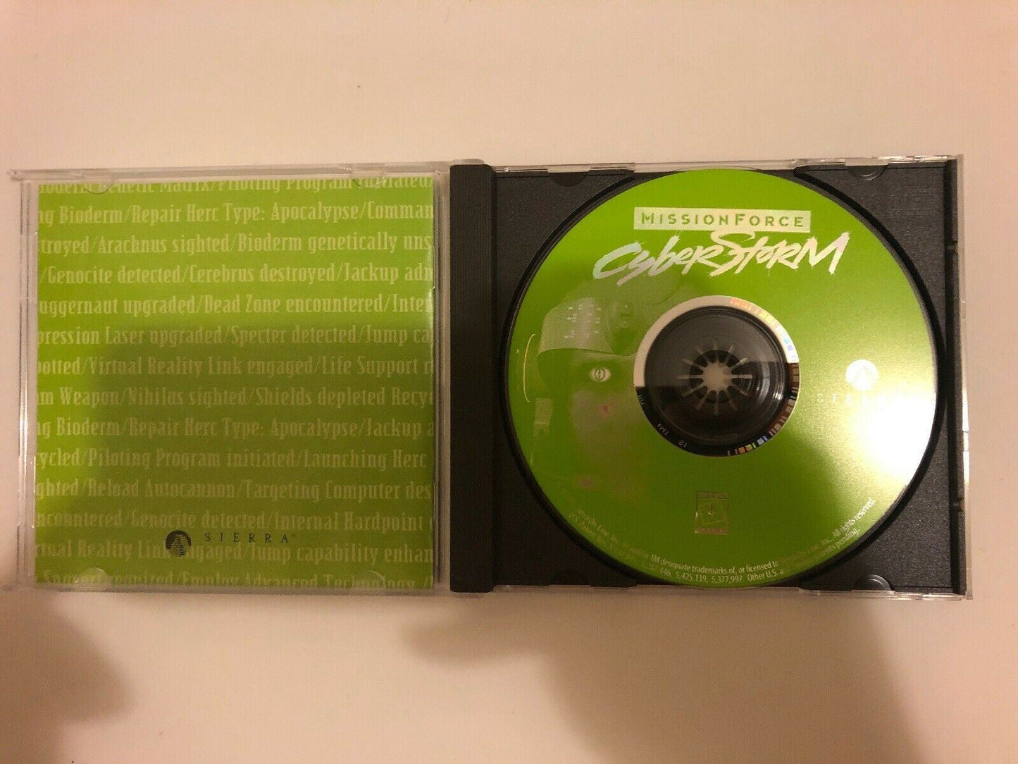 *RARE* MissionForce: CyberStorm 1996 PC CD-ROM Game Win95 Strategy Vintage Game