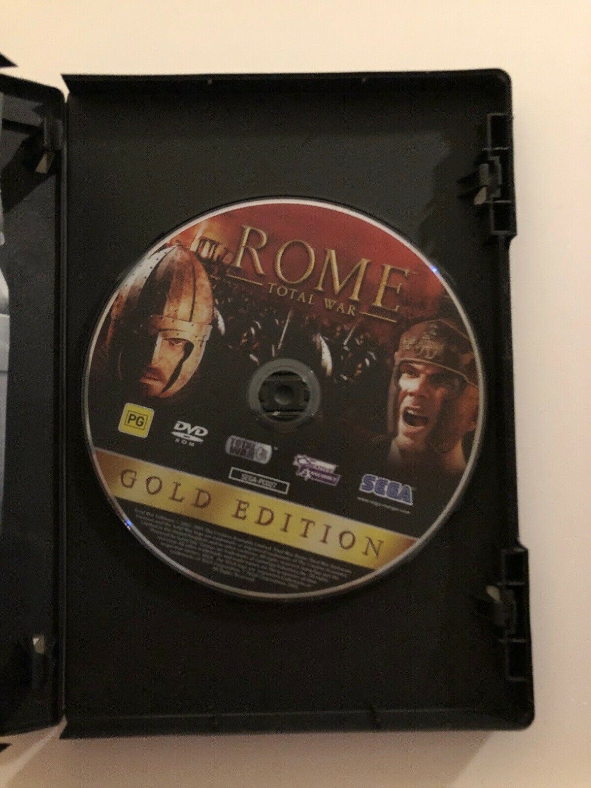 Rome Total War + Barbarian Invasion PC DVD Gold Edition SEGA Vintage RTS Windows
