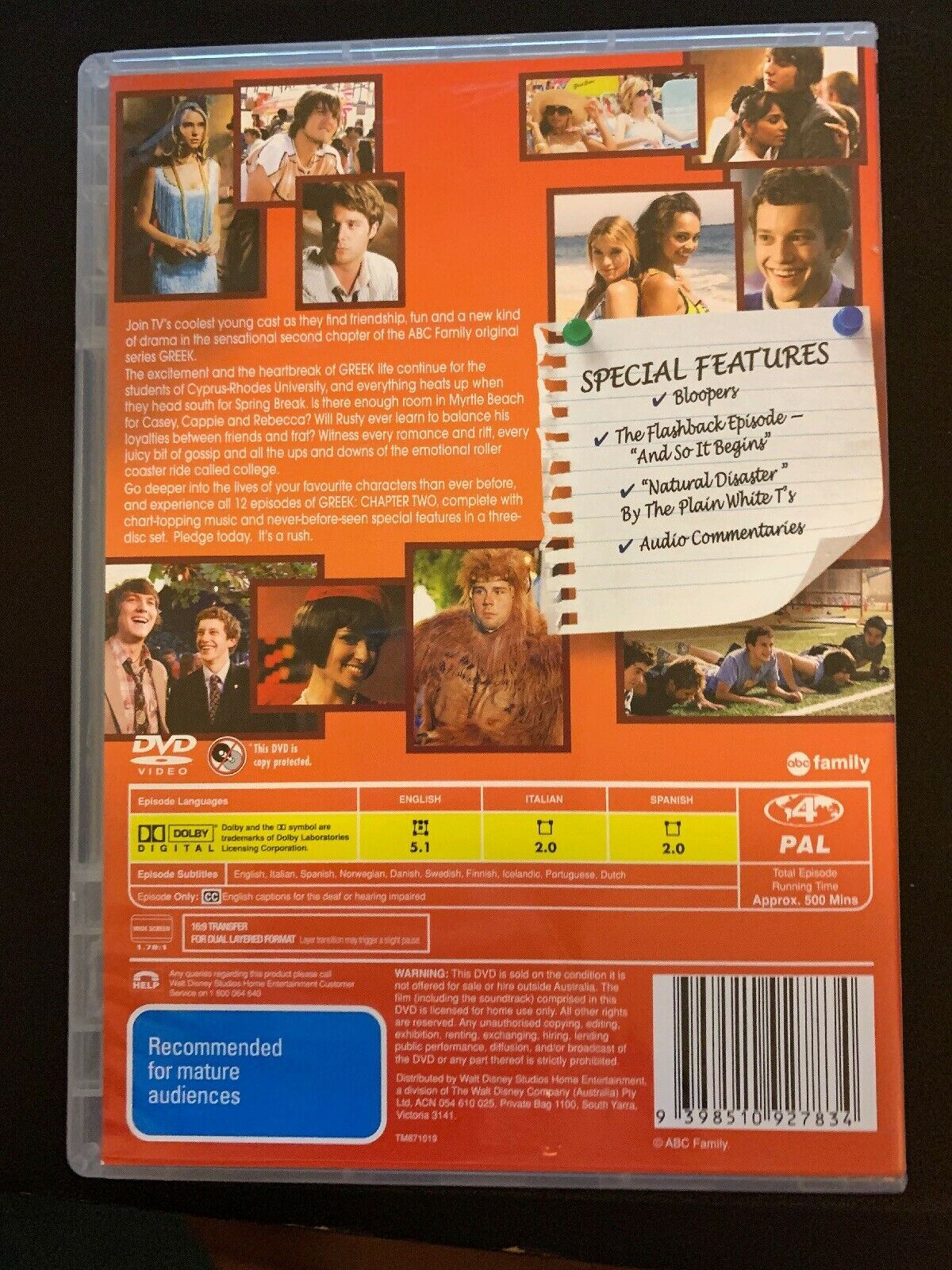 Greek : Chapter 2 (DVD, 2009, 3-Disc Set)