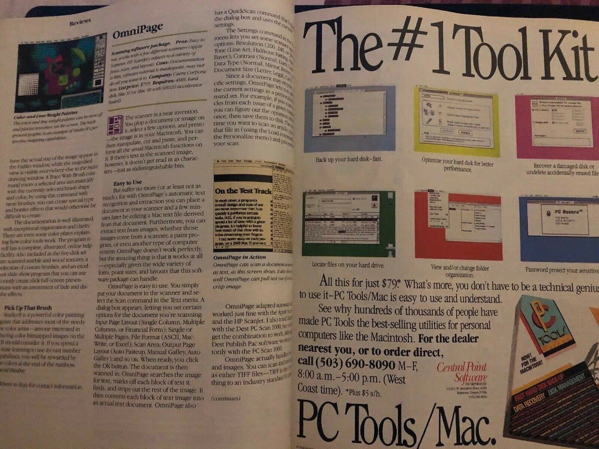 Macworld March 1989 Magazine: Apple 68030 SE Big Issue Vintage Macintosh Mag