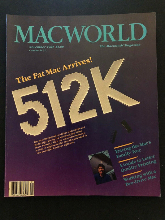 Macworld November 1984: Vintage Apple Macintosh Magazine - The Fat 512K Arrives!