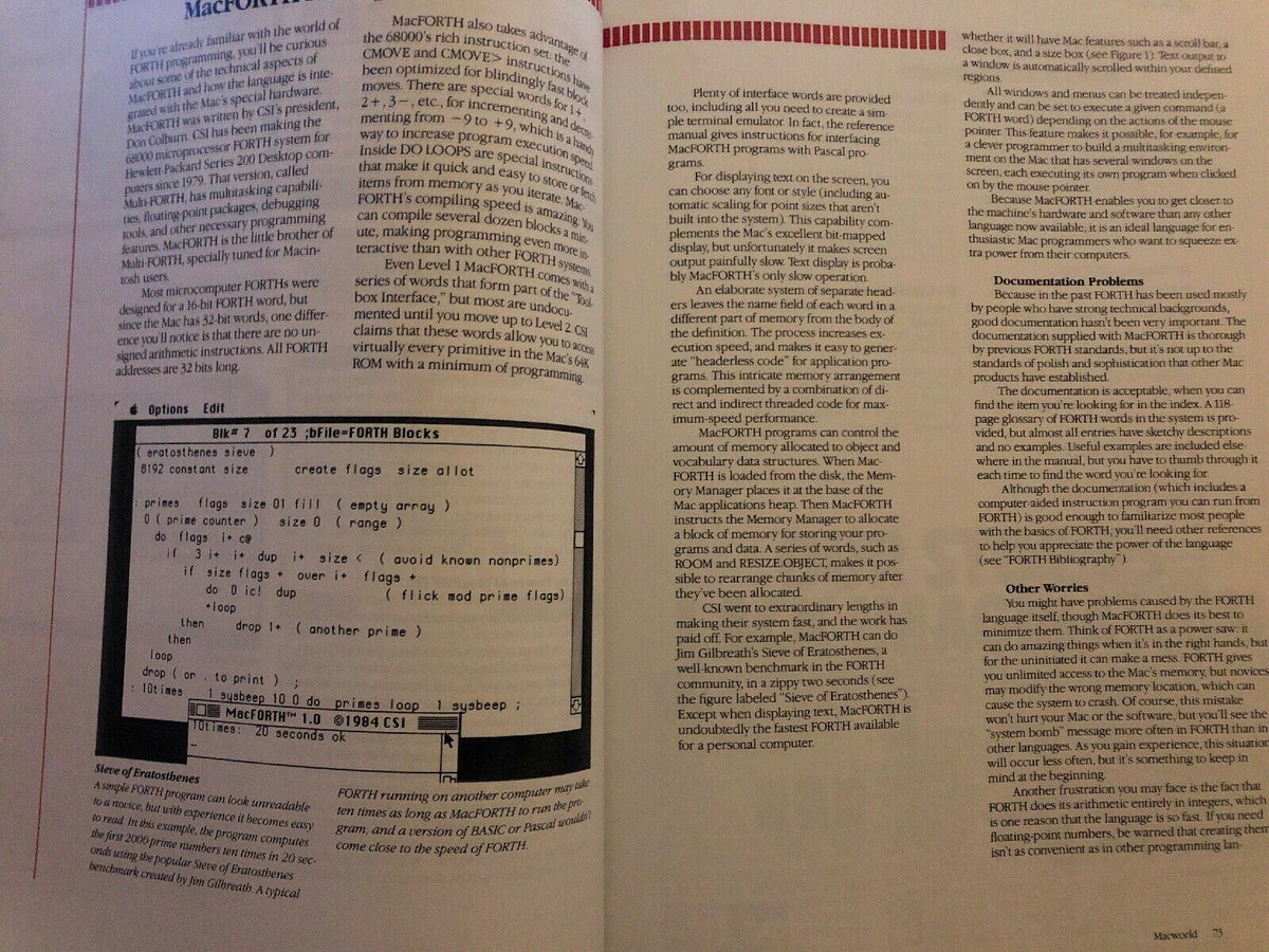 Macworld November 1984: Vintage Apple Macintosh Magazine - The Fat 512K Arrives!