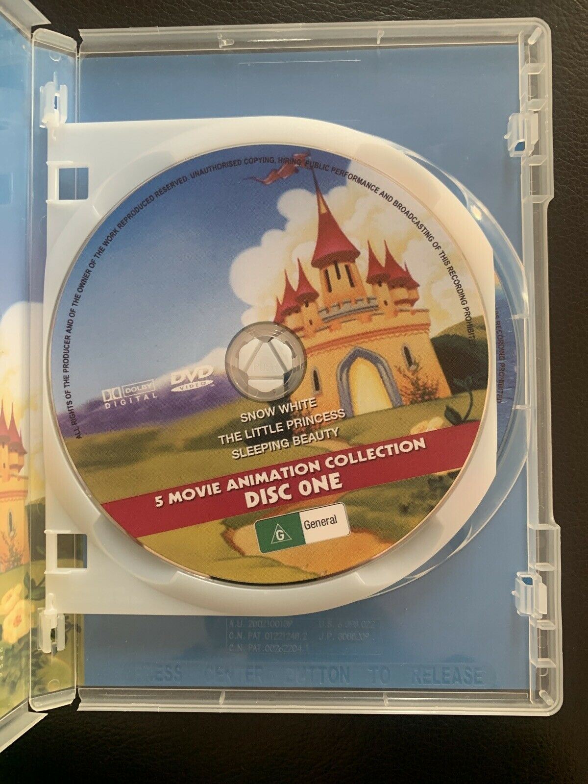 Snow white / Moby Dick / Cinderella / Little Princess / Sleeping Beauty DVD