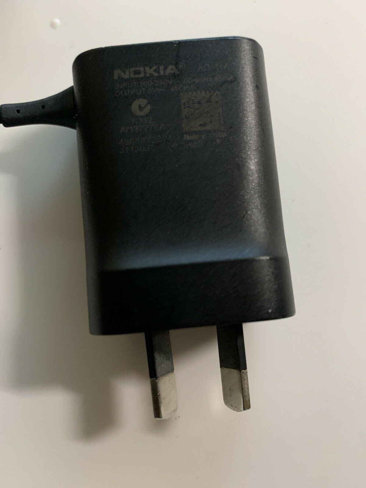 Genuine Nokia AC-11A AC Adapter 5v 450mA 2 mm