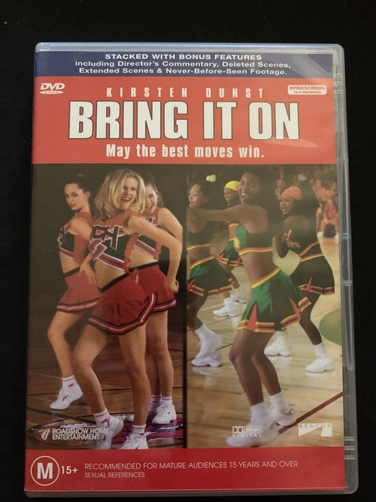 Bring It On (DVD, 2000) Kirsten Dunst, Eliza Dushku, Jesse Bradford - Region 4