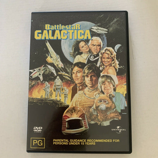 Battlestar Galactica (DVD, 1978) Richard Hatch, Lorne Greene. Region 4,2