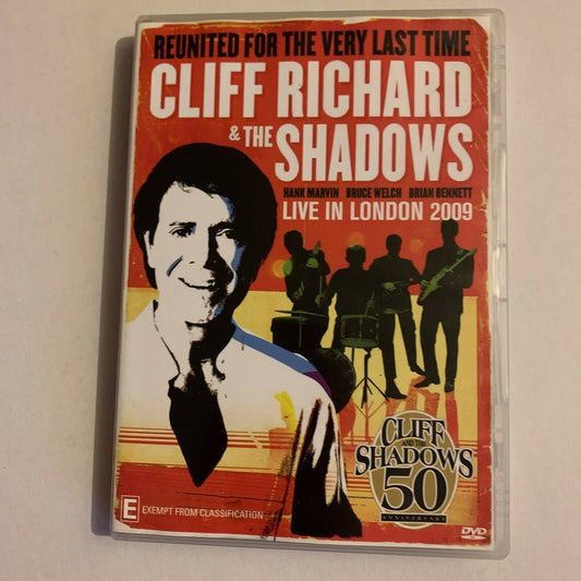 Cliff Richard And The Shadows - Live in London 2009 (DVD, 2009) Region 4