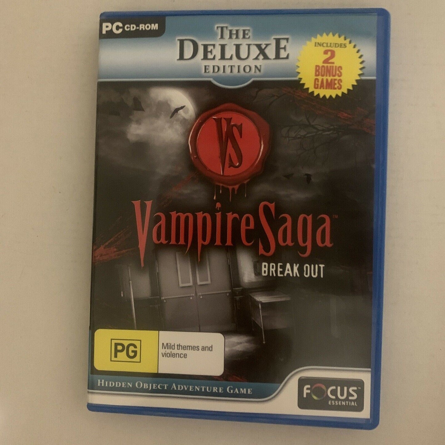 Vampire Saga : Break Out The Deluxe Edition PC CDROM Hidden Object Game