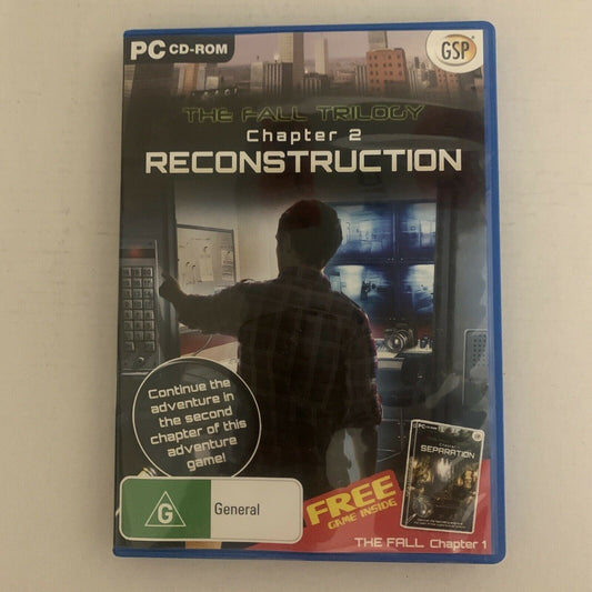 The Fall Trilogy Chapter 2 Reconstruction PC CDROM Hidden Object Game