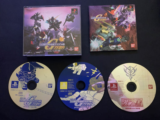SD Gundam G Generation Zero - Playstation PS1 NTSC-J Japan Tactical RPG Game