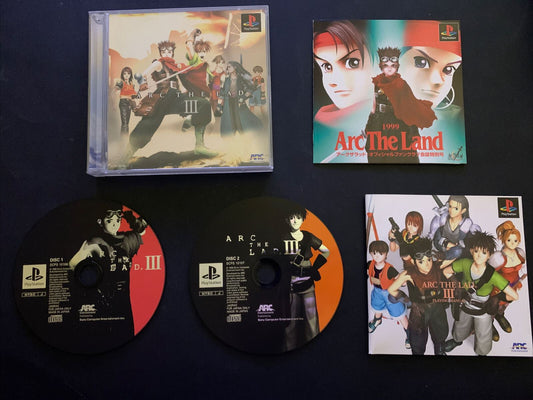 Arc The Lad 3 - Playstation PS1 NTSC-J Japan RPG Game