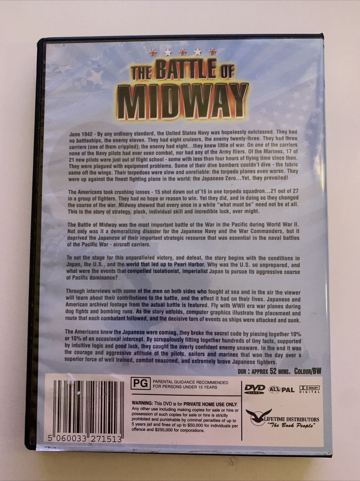 The Battle Of Midway (DVD) Documentary -  All Regions