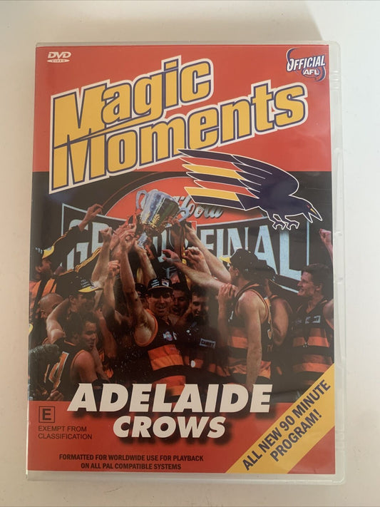 AFL - Magic Moments - Adelaide Crows (DVD, 2005)  All regions